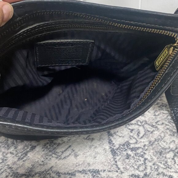 Vintage Coach Sonoma #4907 Leather Bucket Bag in Black - Picture 8 of 9